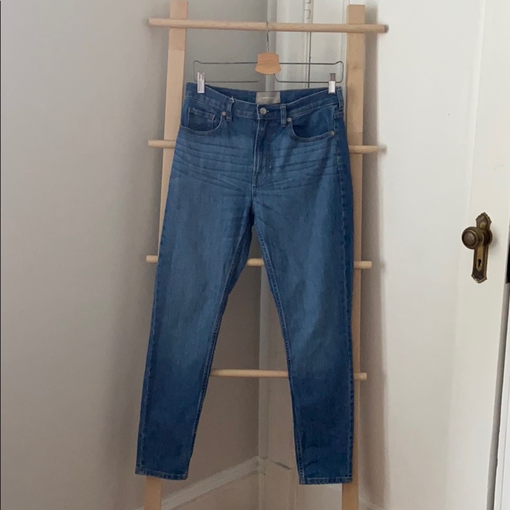 Everlane, High-Rise Skinny Jean, Mid Blue, 28
